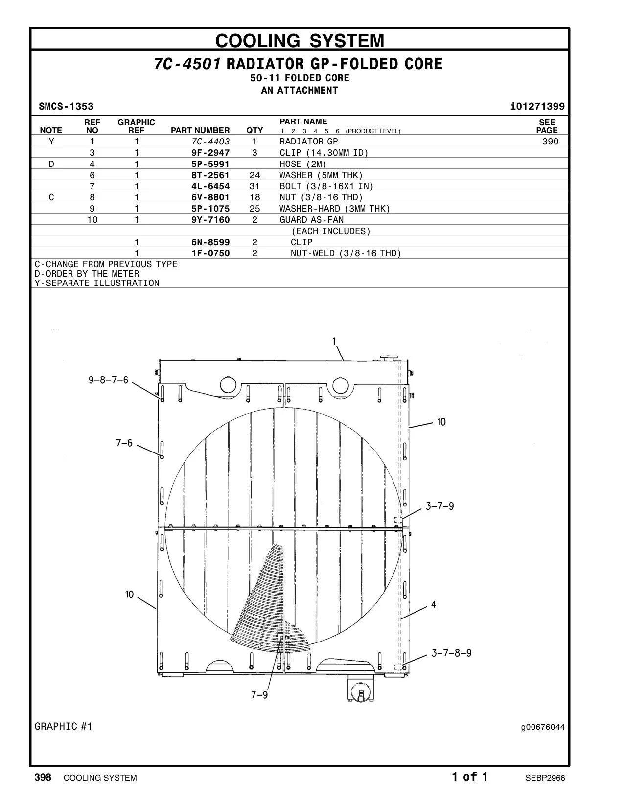 7C-4403 - RADIATOR GP
