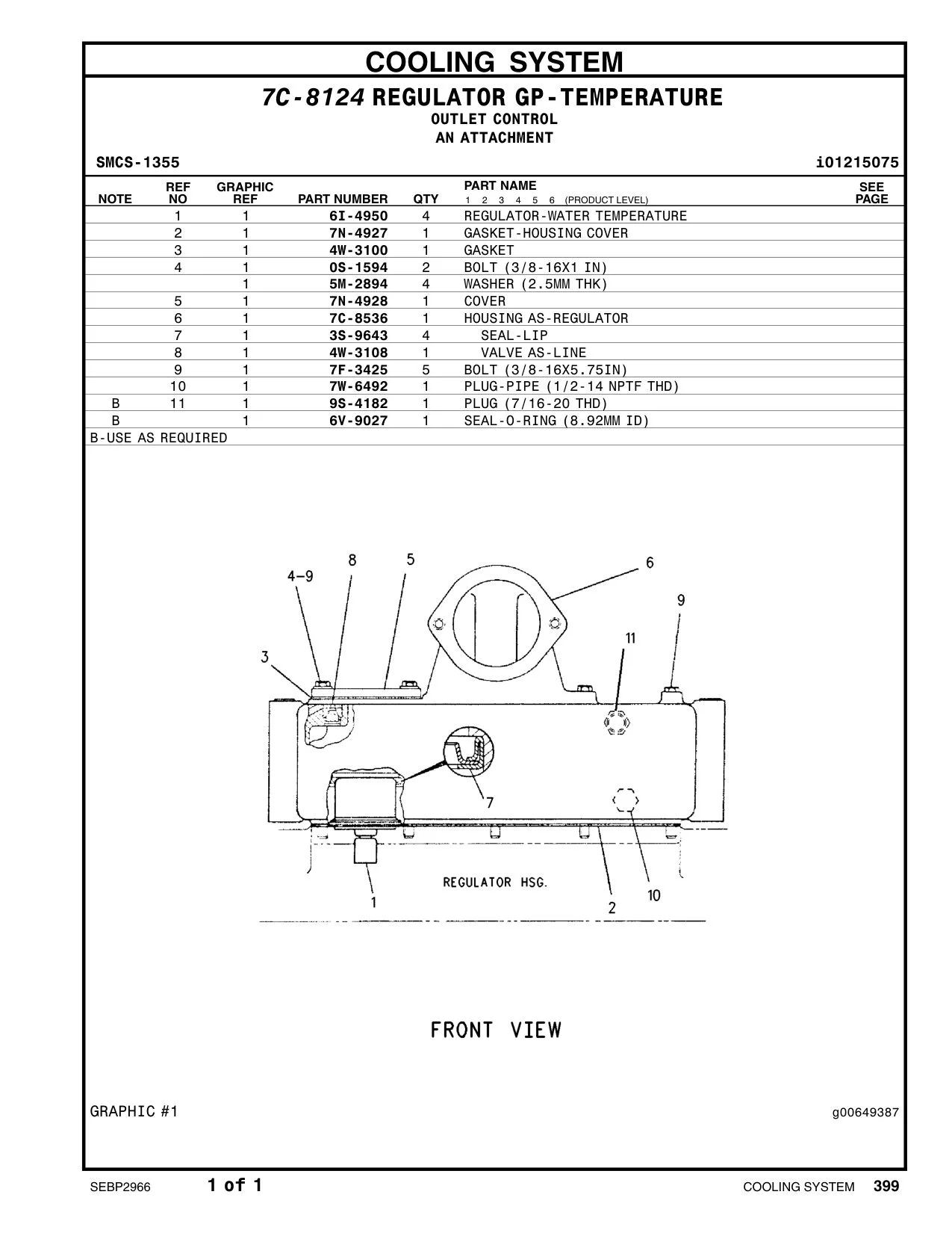 7C-8536 - HOUSING AS-REGULATOR