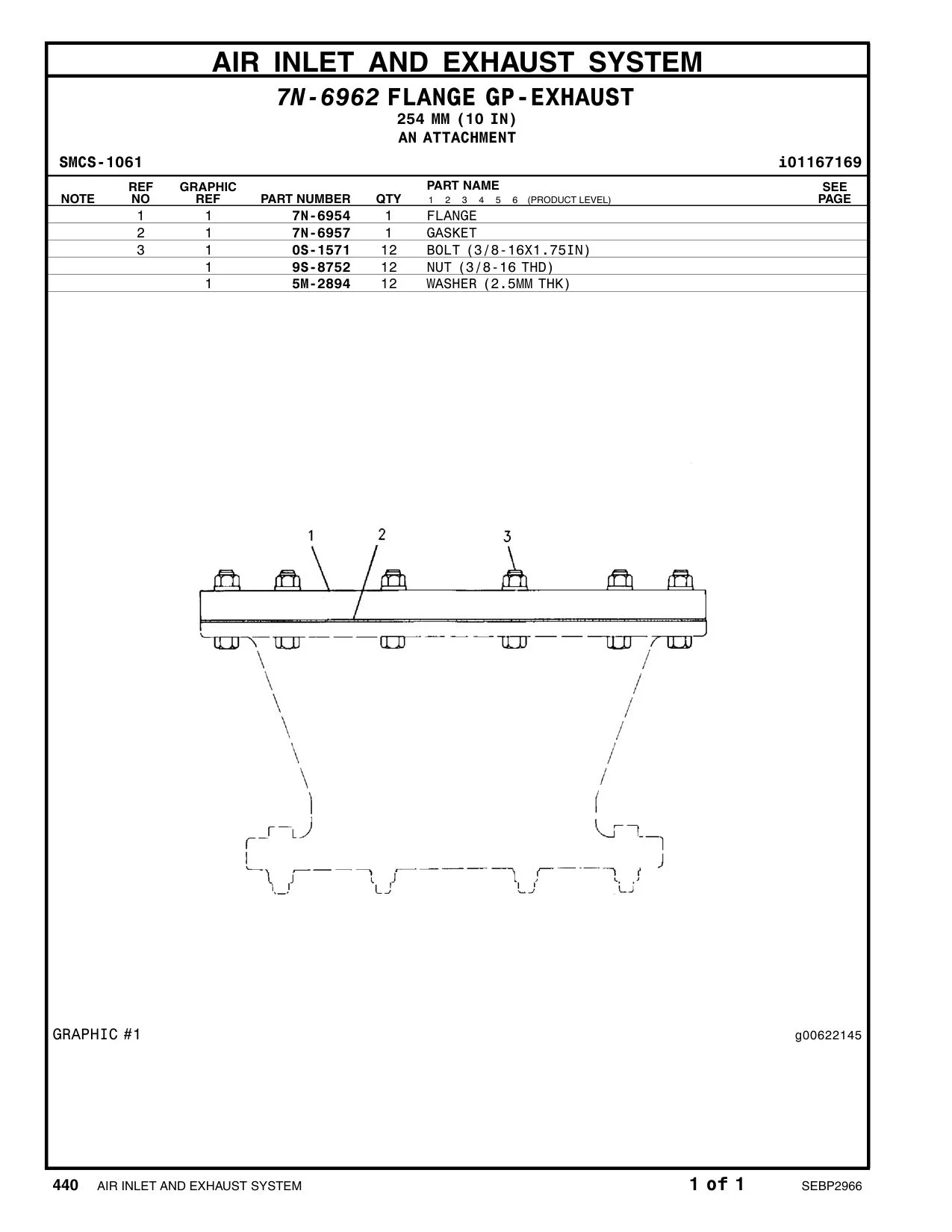 7N-6957 - GASKET