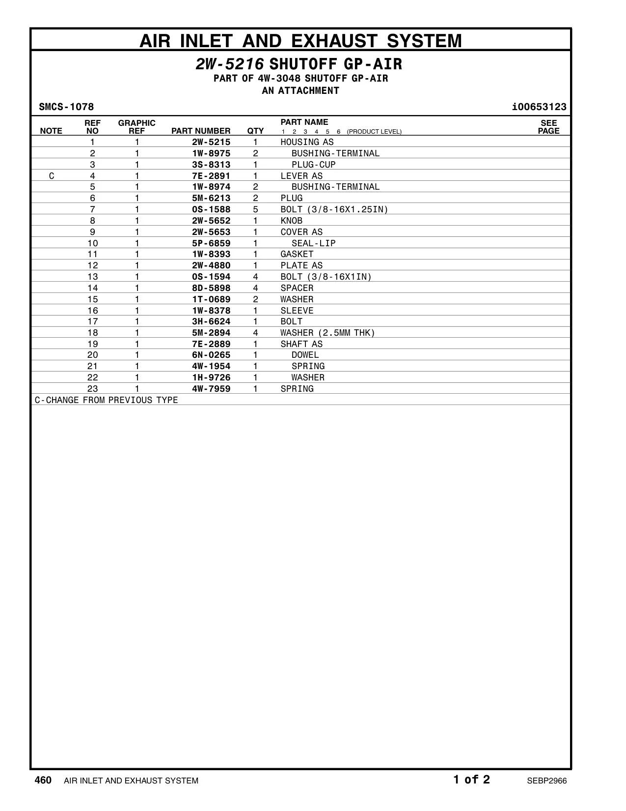 2W-4880 - PLATE AS