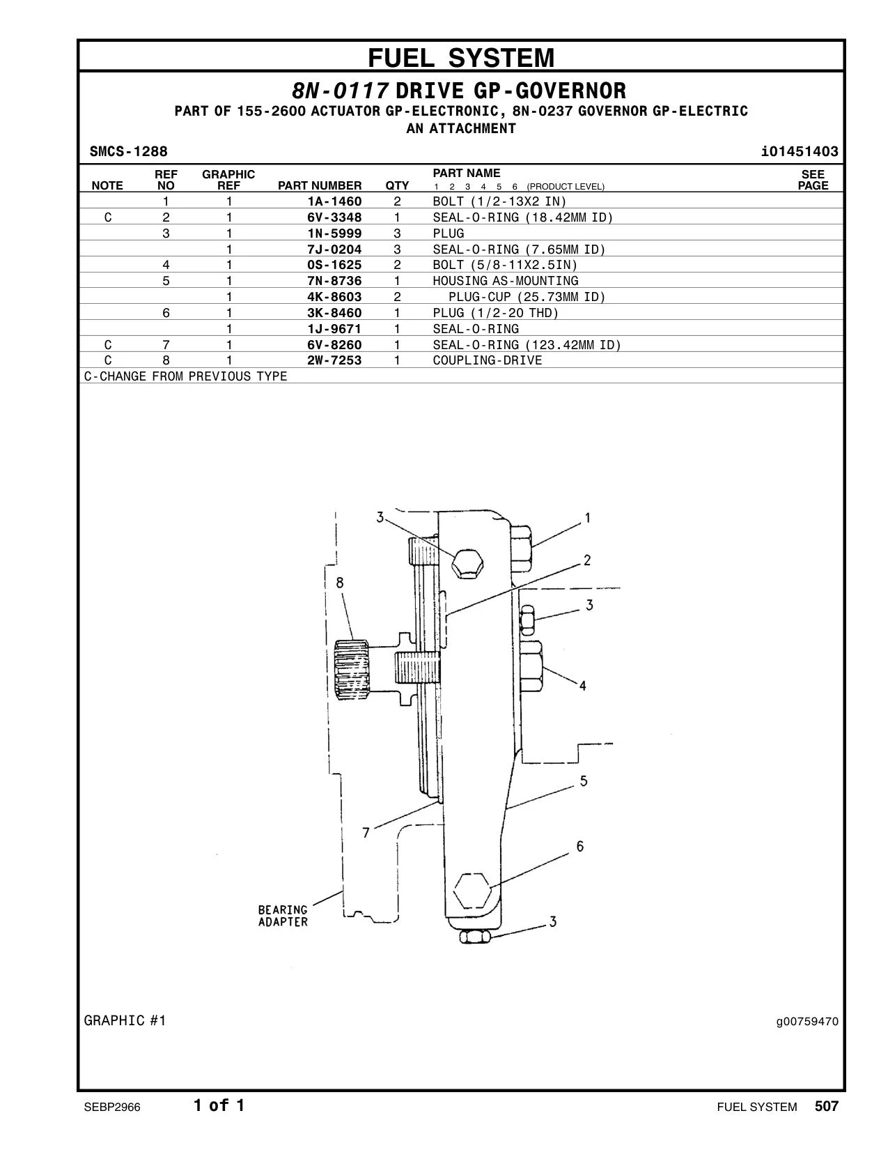 7N-8736 - HOUSING AS-MOUNTING