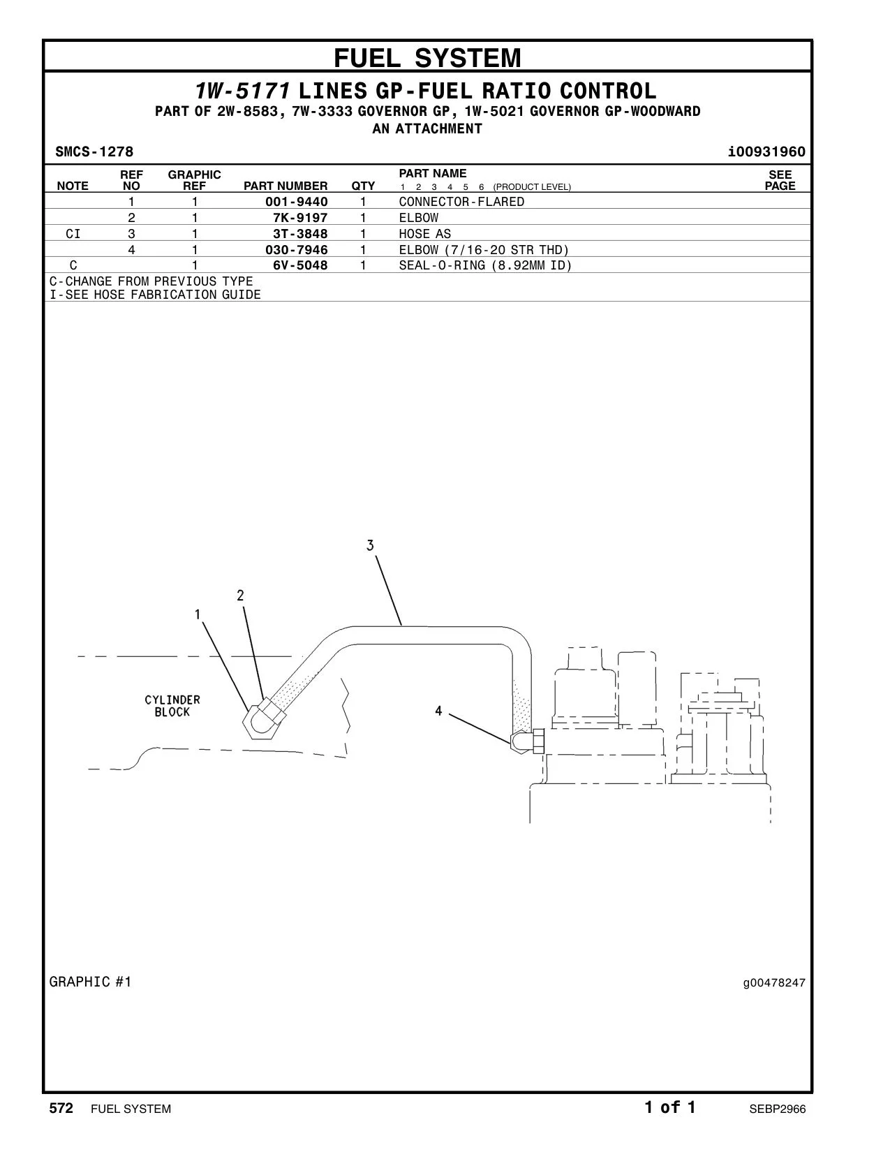 3T-3848 - HOSE AS