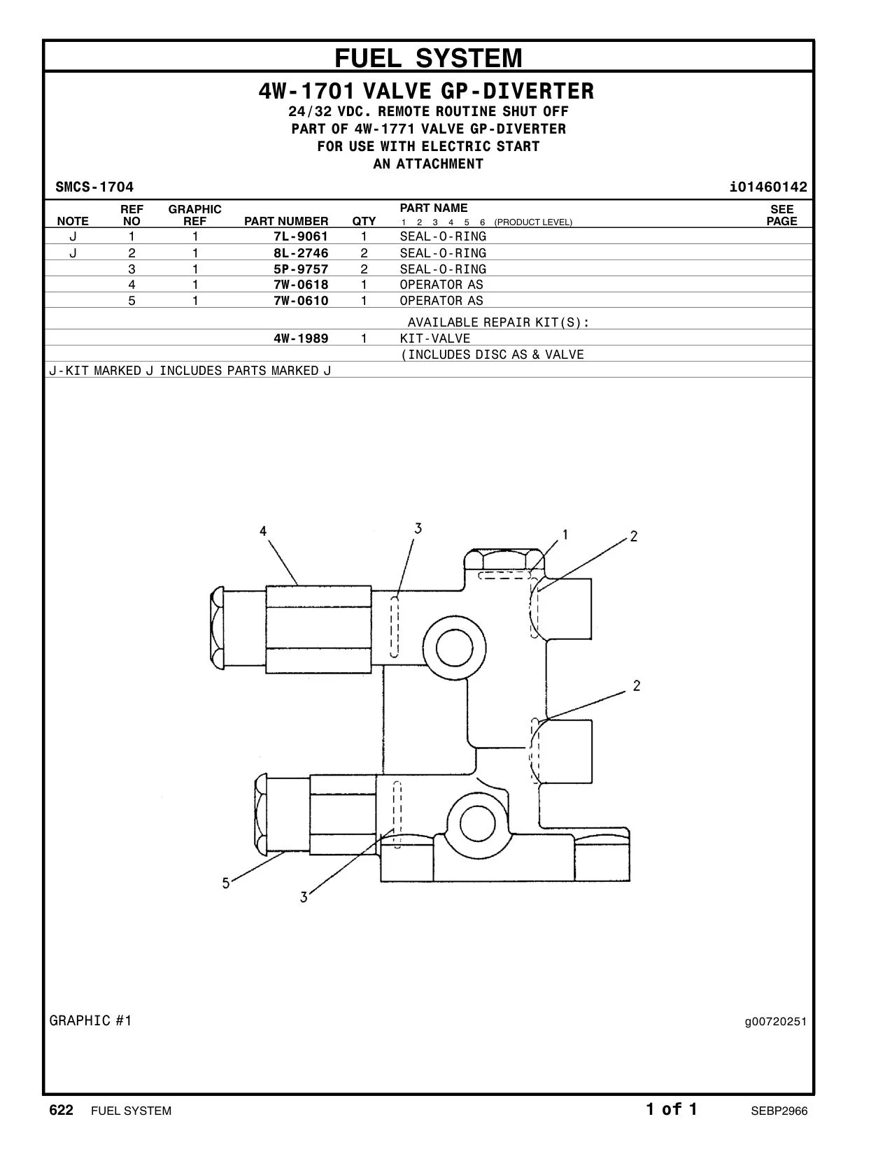 5P-9757 - SEAL-O-RING
