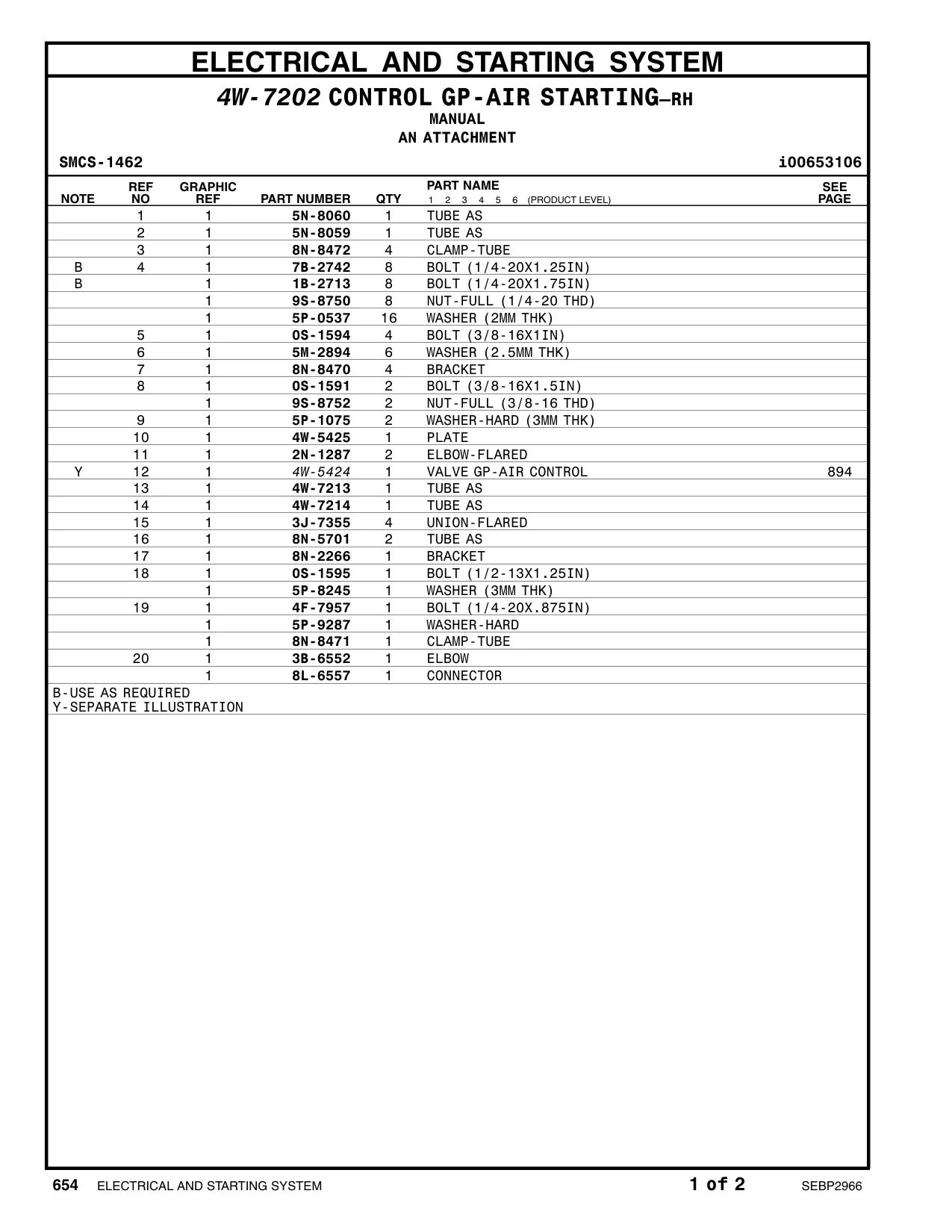 4W-7213 - TUBE AS