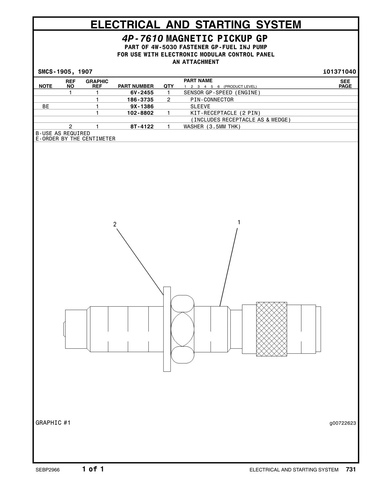 102-8802 - KIT-RECEPTACLE (2-PIN)