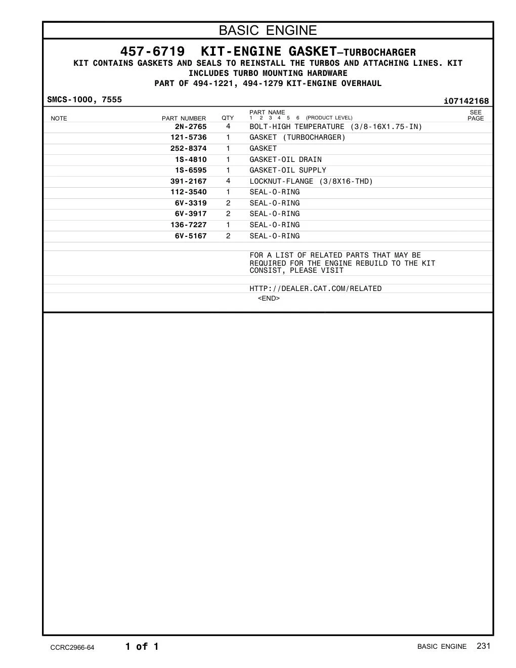 252-8374 - GASKET