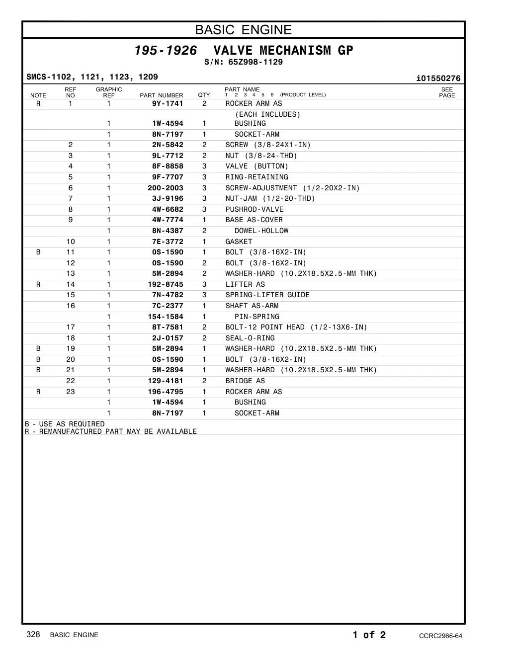 200-2003 - SCREW-ADJUSTMENT (1/2-20X2-IN)