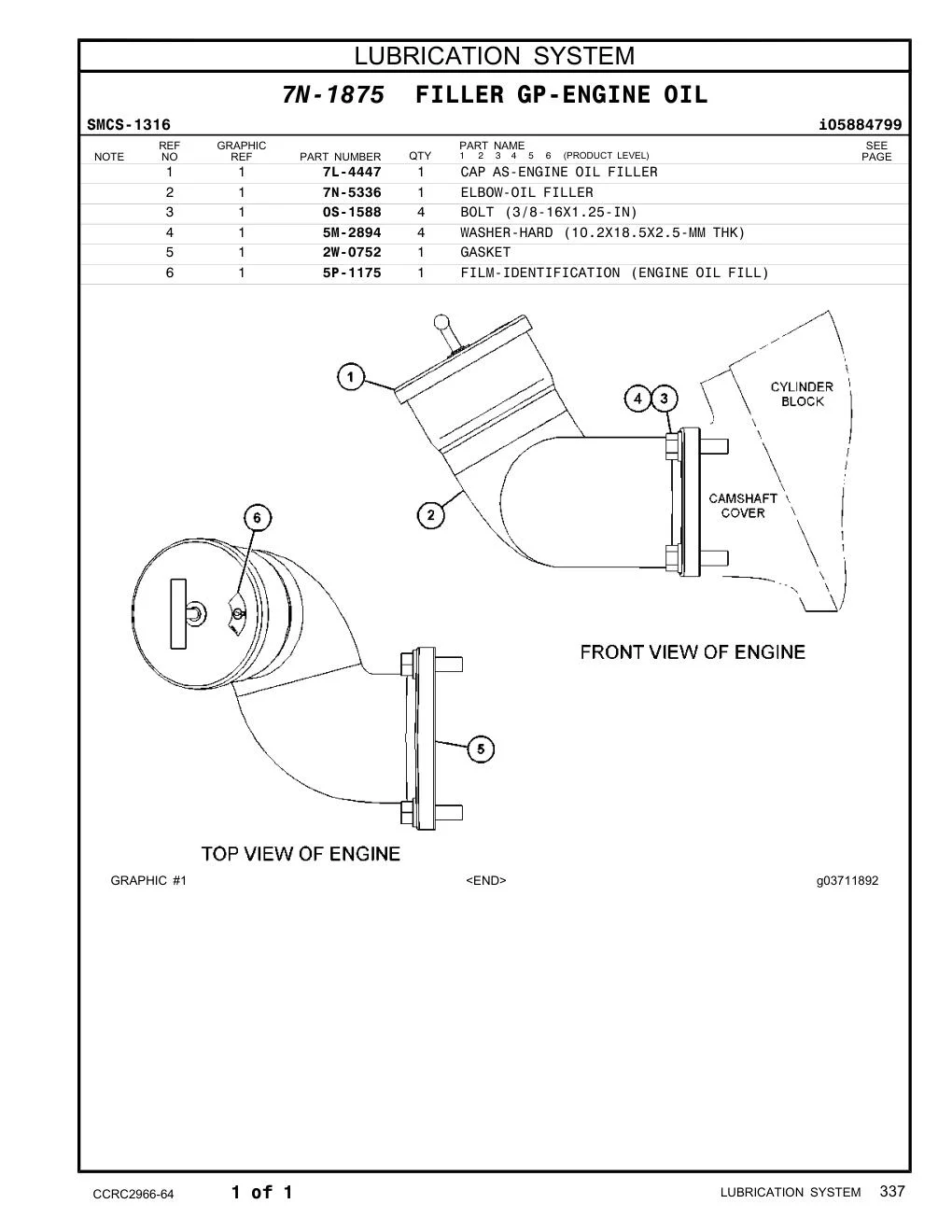 5P-1175 - FILM-IDENTIFICATION (ENGINE OIL FILL)