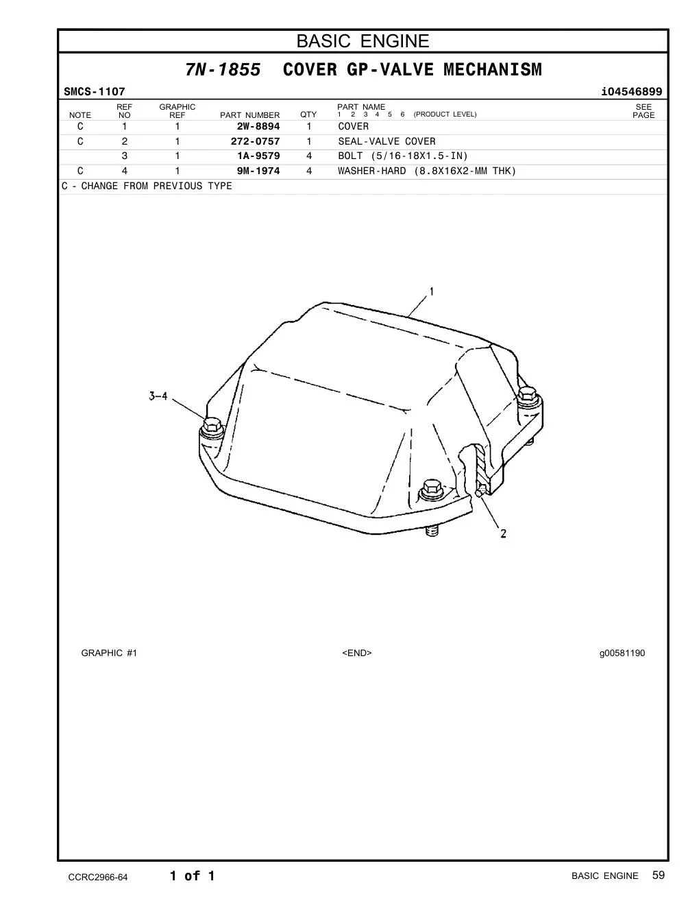 272-0757 - SEAL-VALVE COVER
