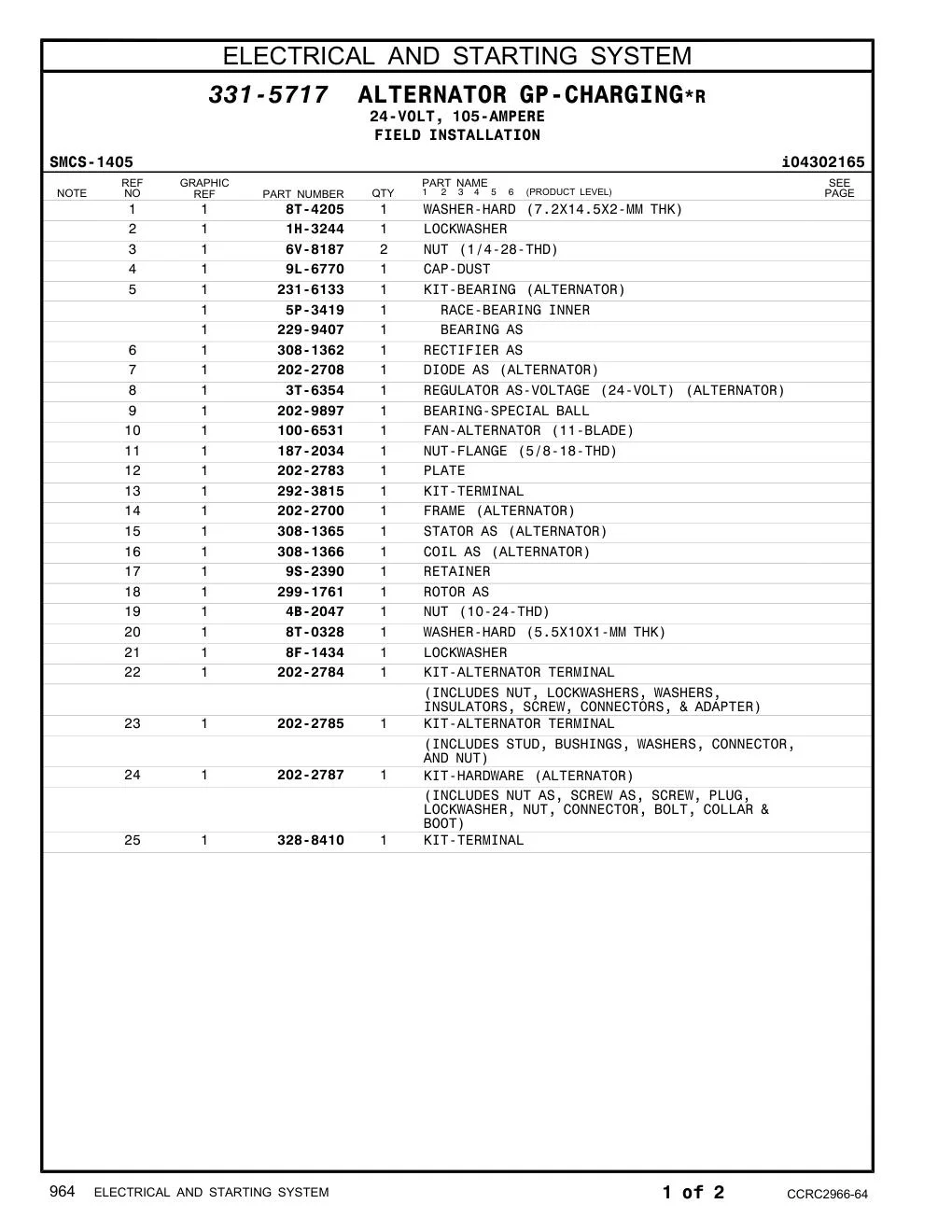 231-6133 - KIT-BEARING