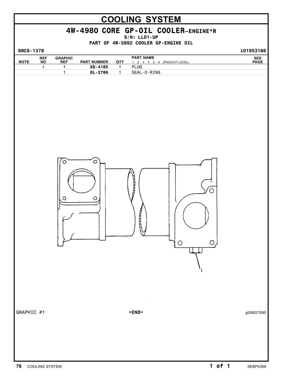 9S-4185 - PLUG
