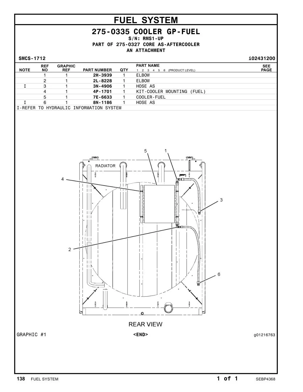 4P-1701 - KIT-COOLER MOUNTING