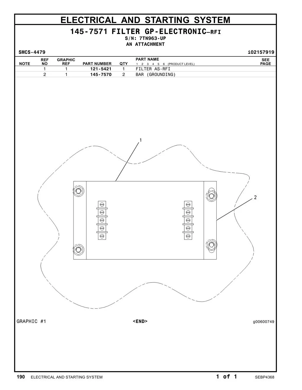 121-5421 - FILTER AS-RFI