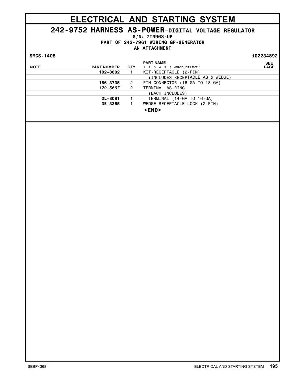2L-8081 - TERMINAL (14-GA TO 16-GA)