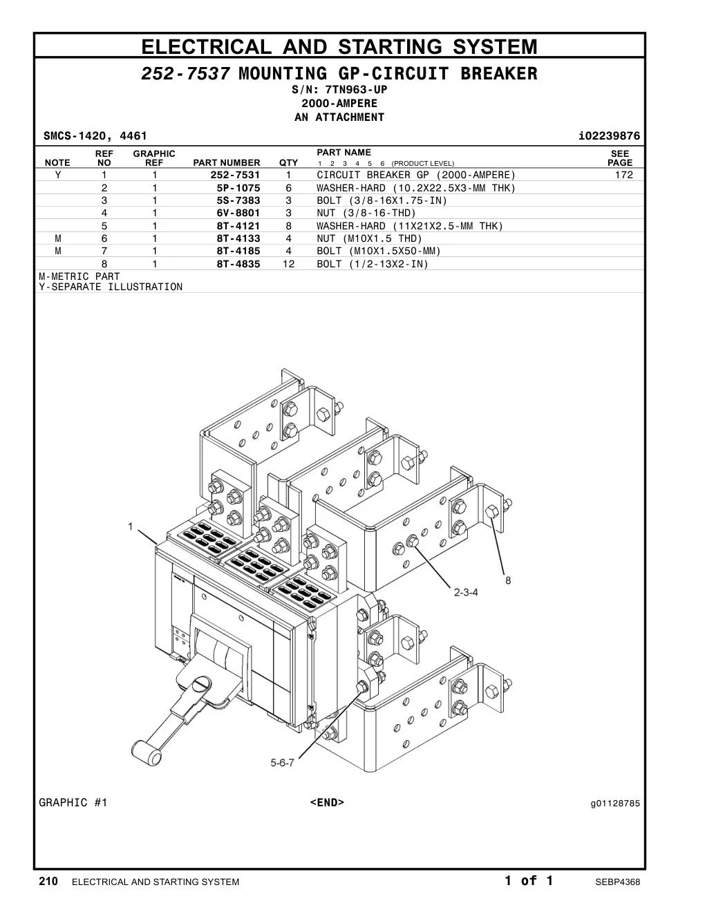 252-7531 - CIRCUIT BREAKER GP (2000-AMPERE)