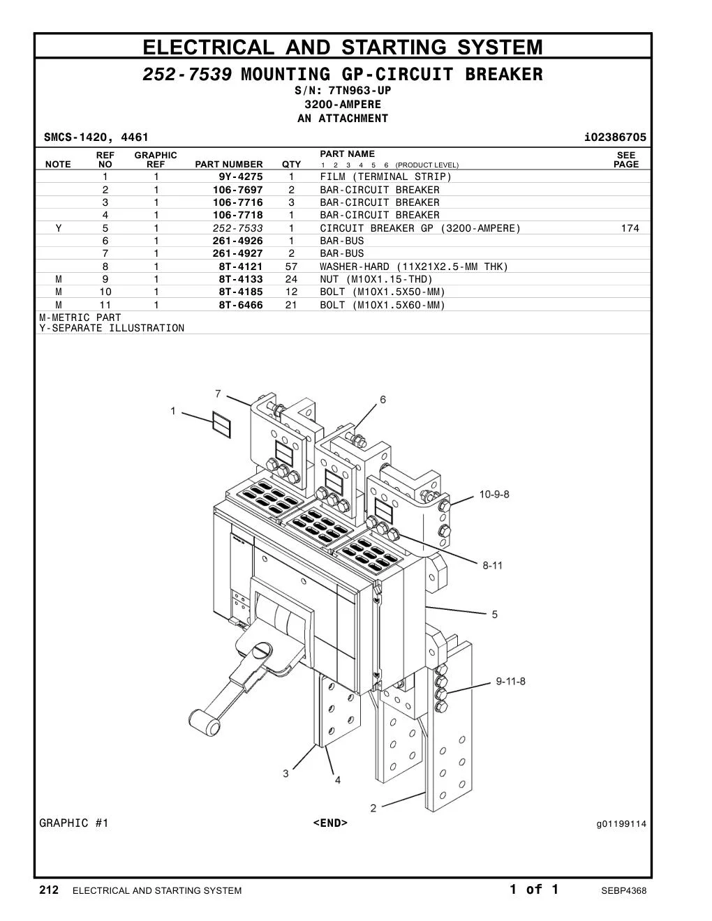 106-7697 - BAR-CIRCUIT BREAKER