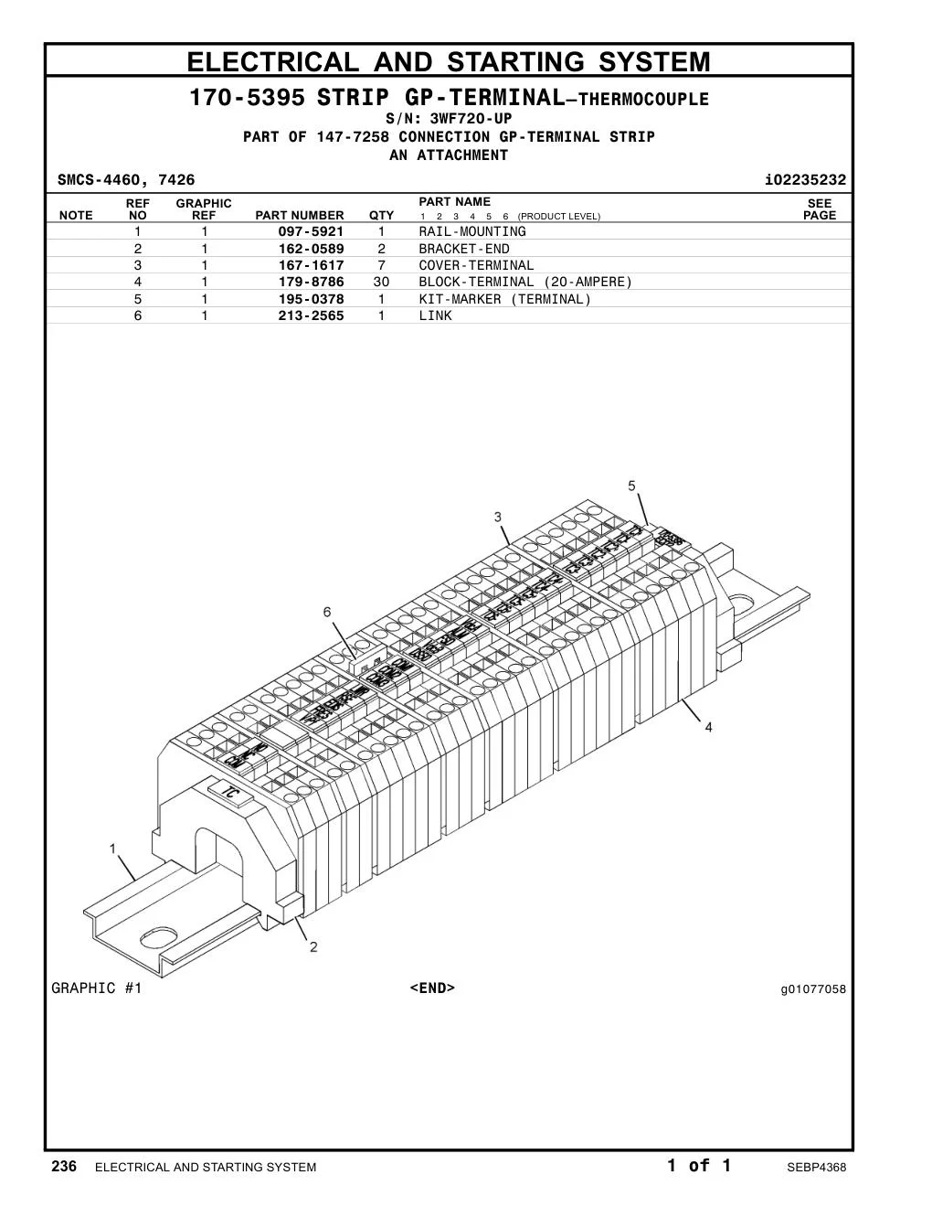 179-8786 - BLOCK-TERMINAL (20-AMPERE)