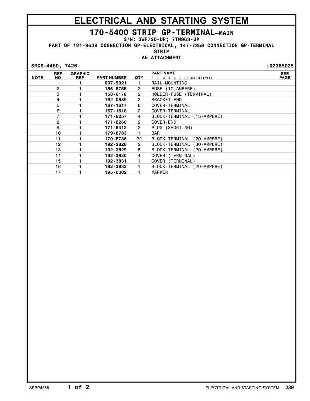 158-6178 - HOLDER-FUSE (TERMINAL)