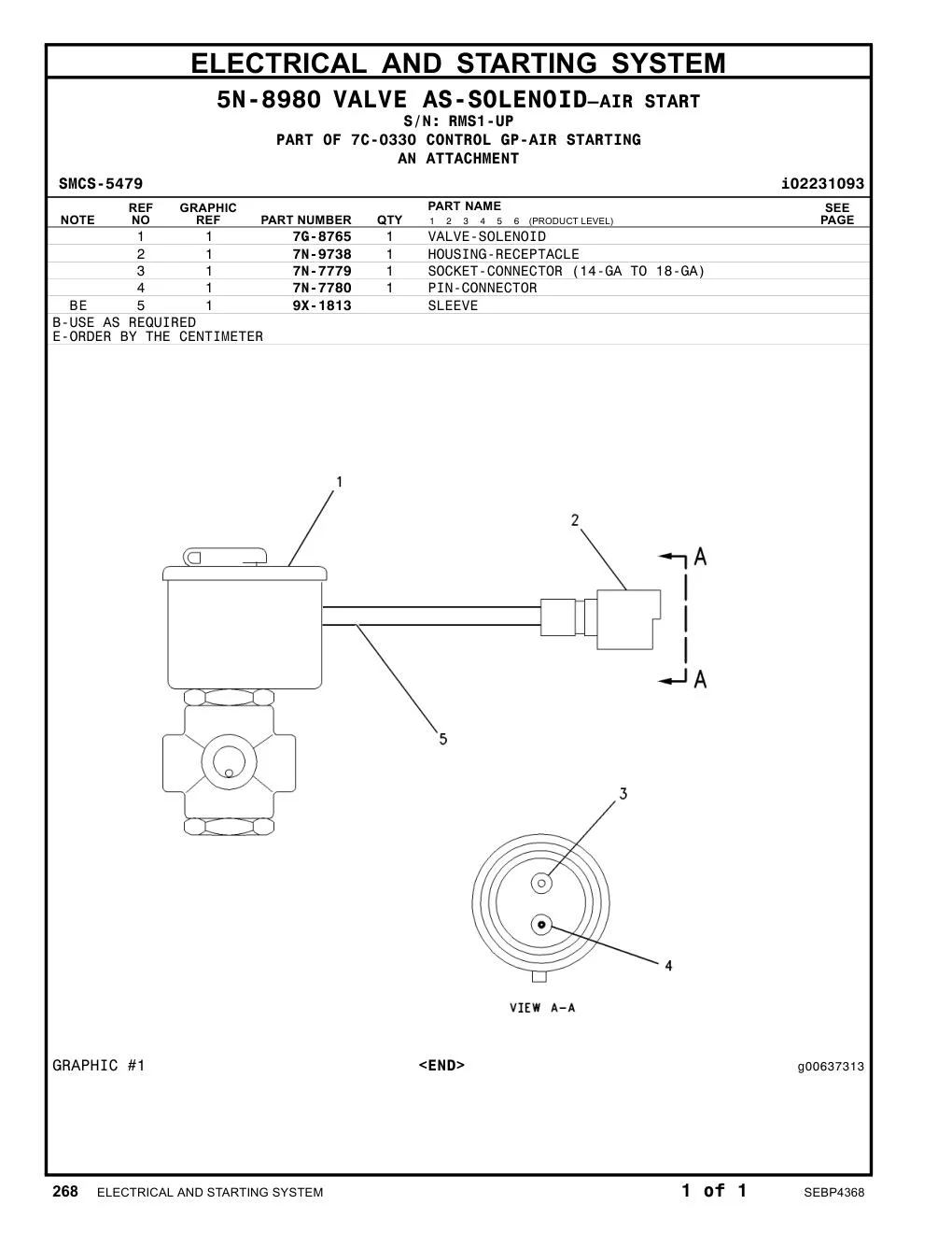 7G-8765 - VALVE-SOLENOID