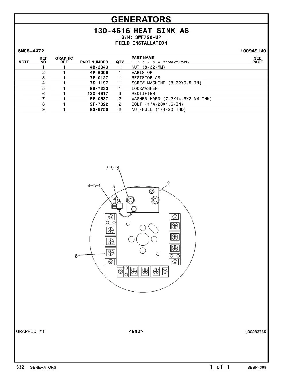 130-4617 - RECTIFIER