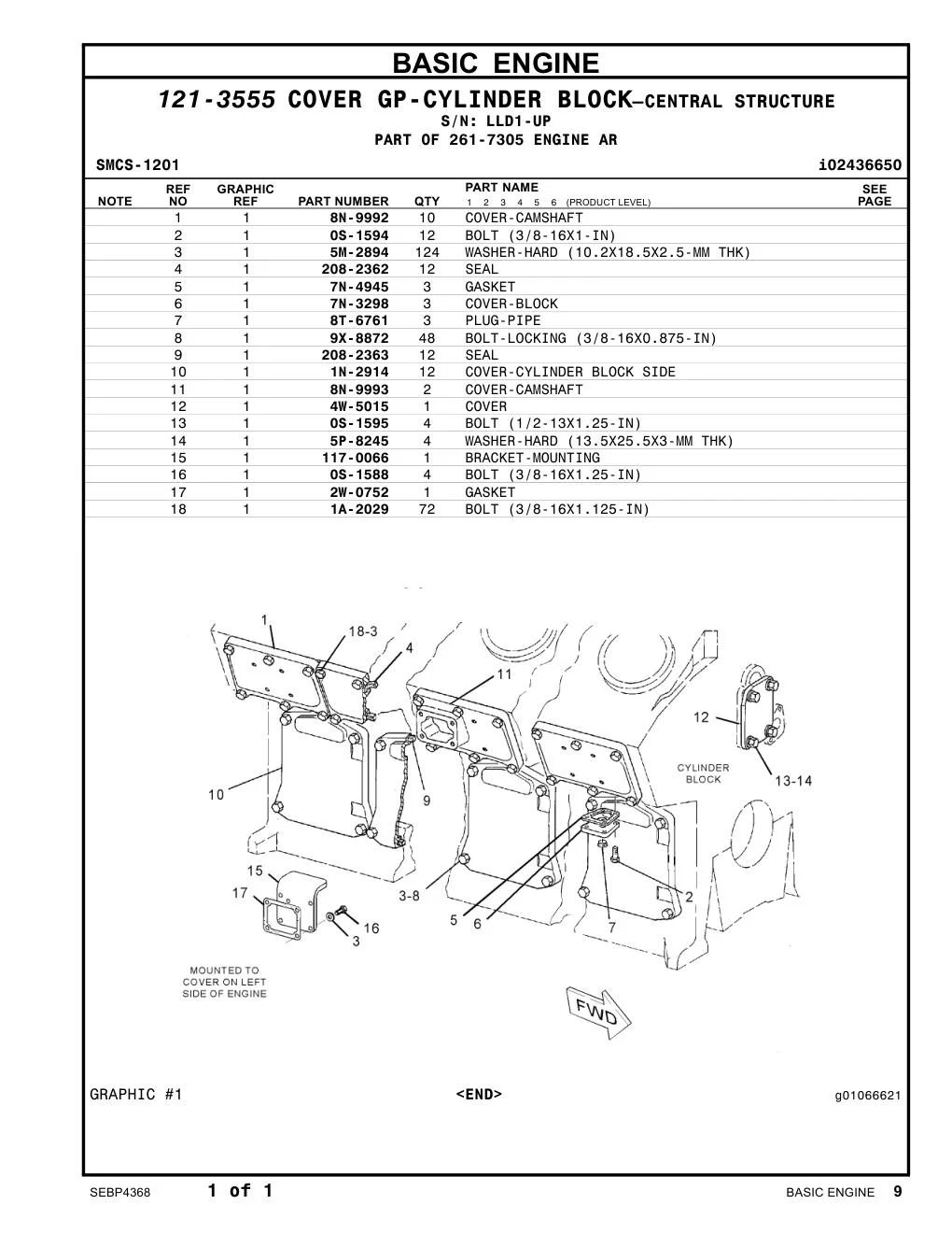 2W-0752 - GASKET