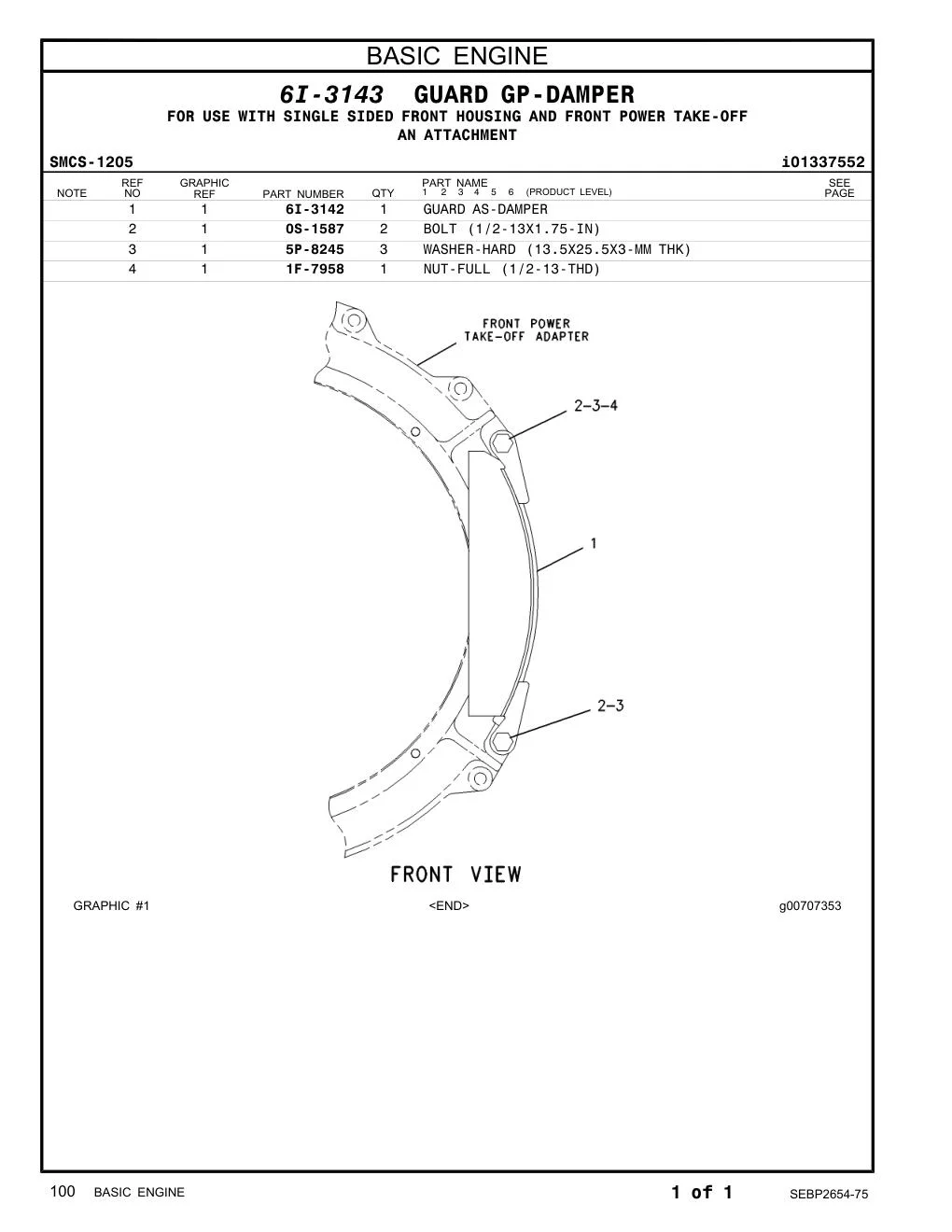 6I-3142 - GUARD AS-DAMPER