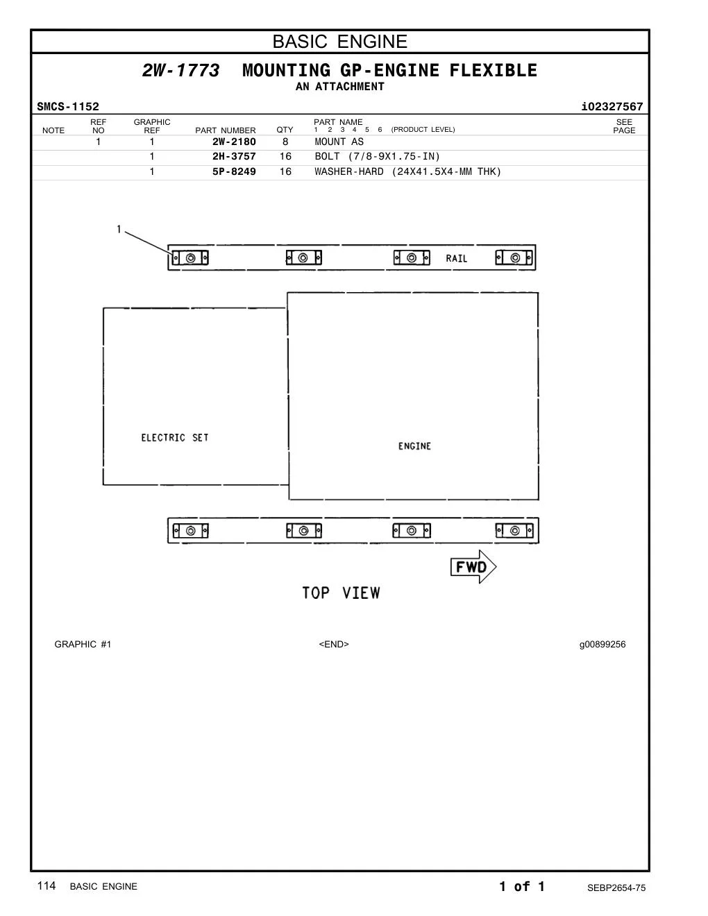 2W-2180 - MOUNT AS