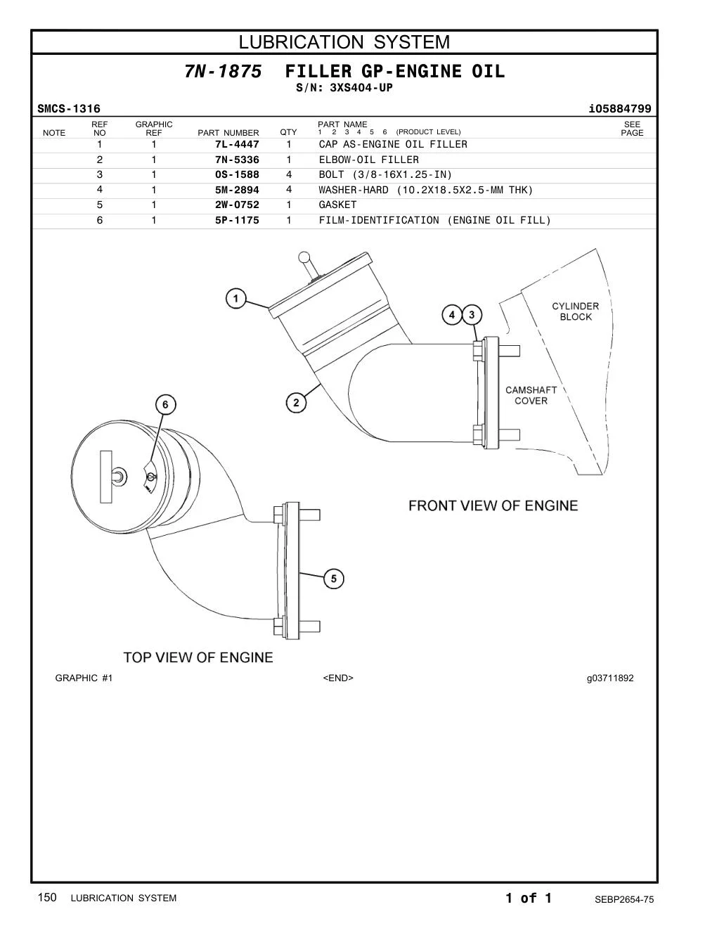 5P-1175 - FILM-IDENTIFICATION (ENGINE OIL FILL)