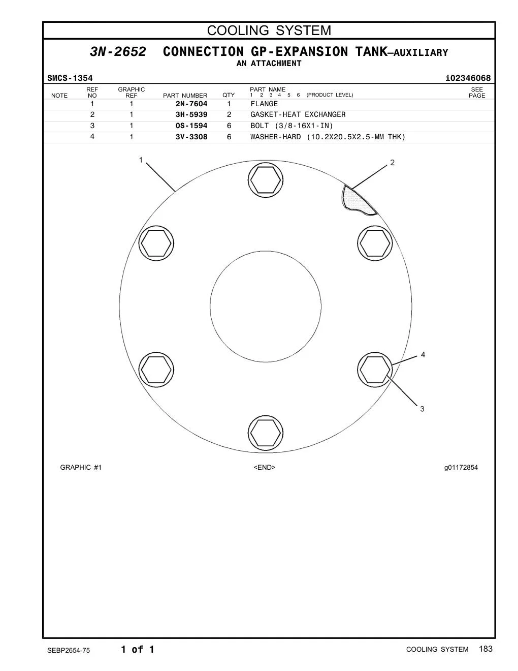 3H-5939 - GASKET-HEAT EXCHANGER