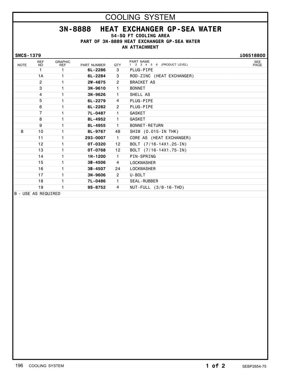 7L-0487 - GASKET