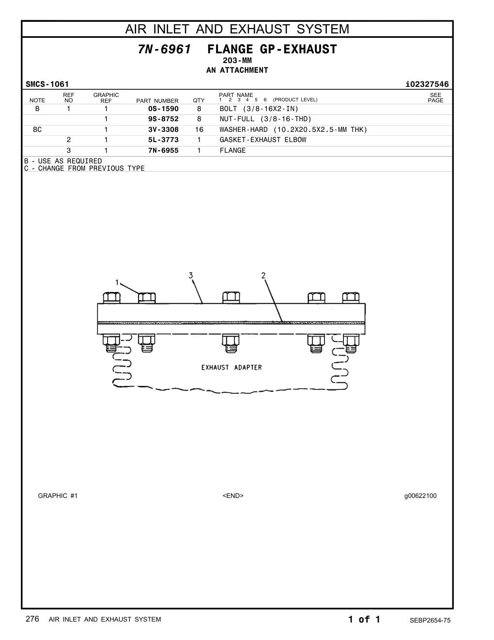 7N-6955 - FLANGE