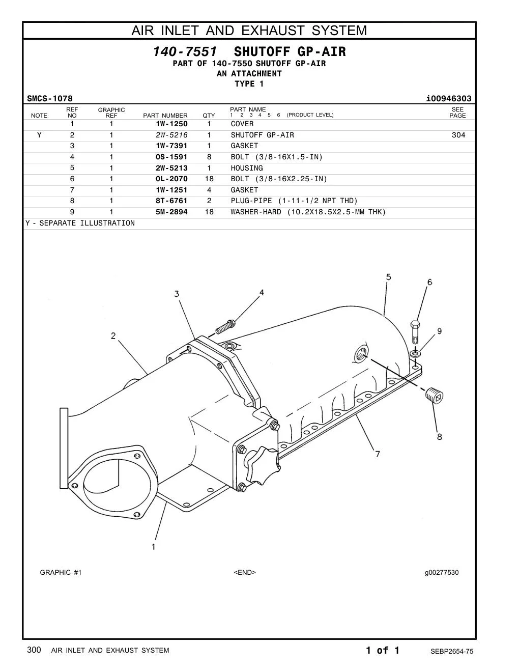 2W-5213 - HOUSING