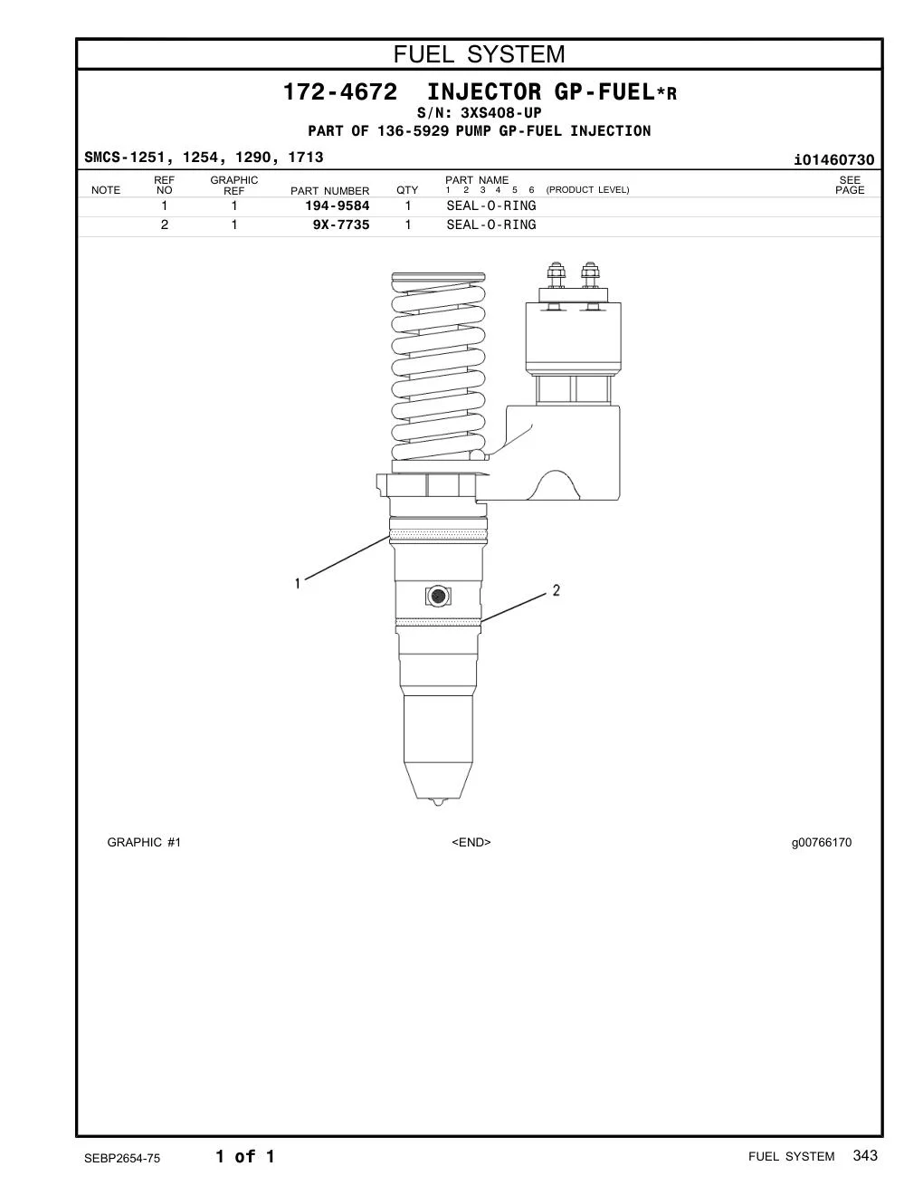 194-9584 - SEAL-O-RING