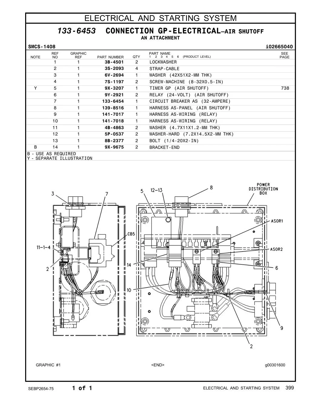 133-6454 - CIRCUIT BREAKER AS (32-AMPERE)