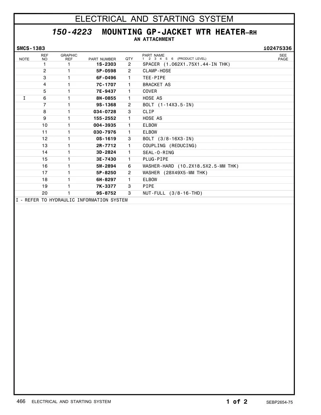 155-2552 - HOSE AS