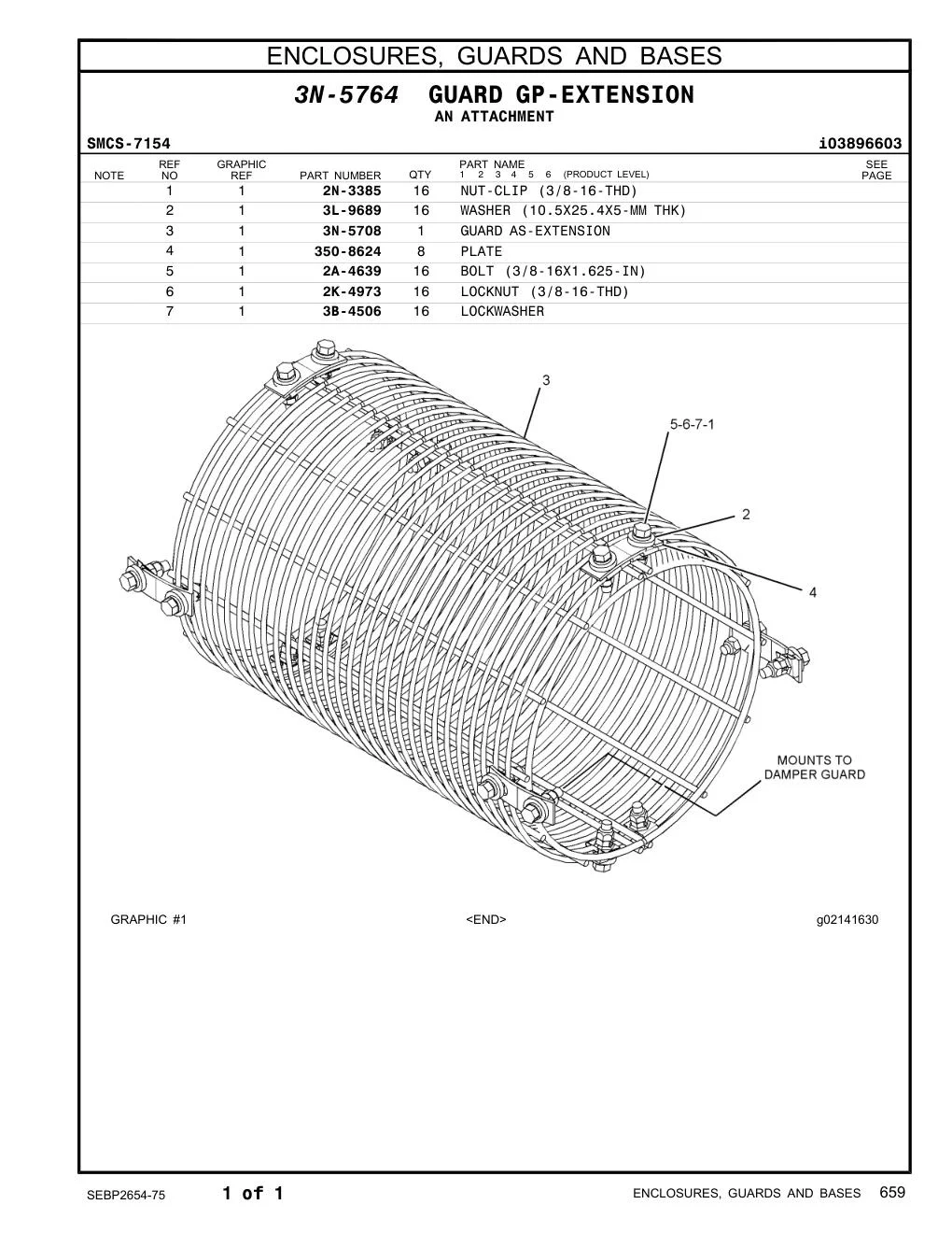 3N-5708 - GUARD AS-EXTENSION