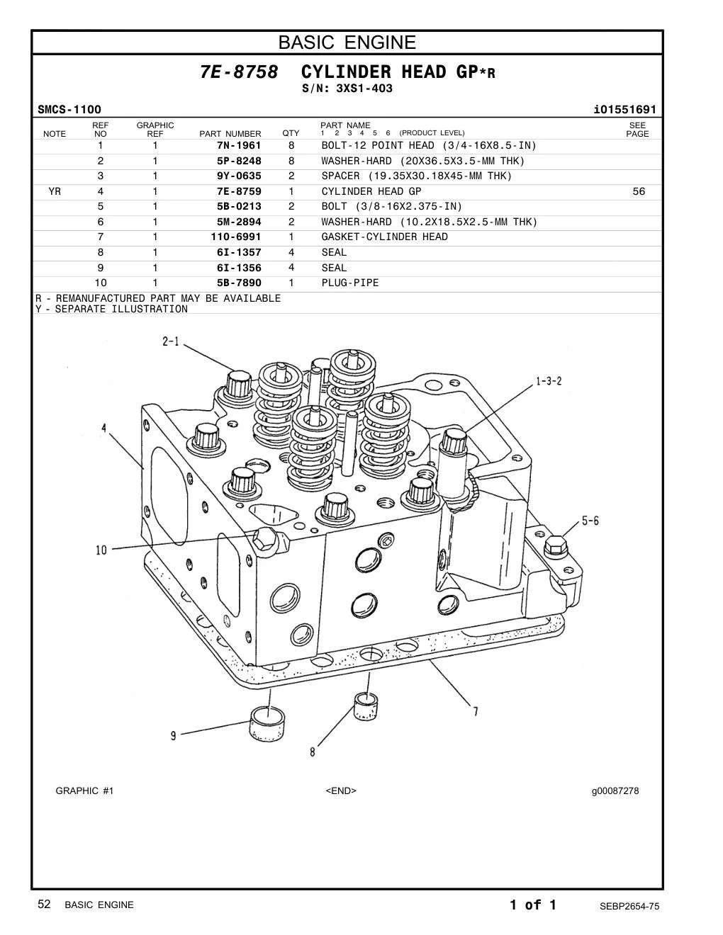 5B-0213 - BOLT (3/8-16X2.375-IN)