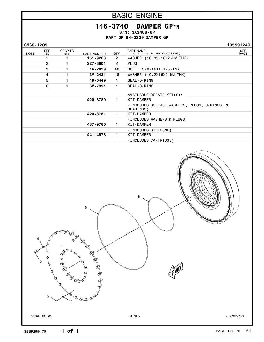 6V-7991 - SEAL-O-RING
