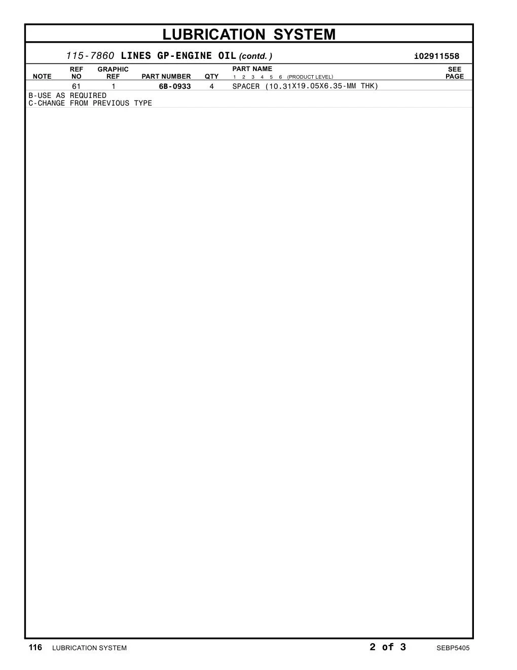 6B-0933 - SPACER (10.31X19.05X6.35-MM THK)