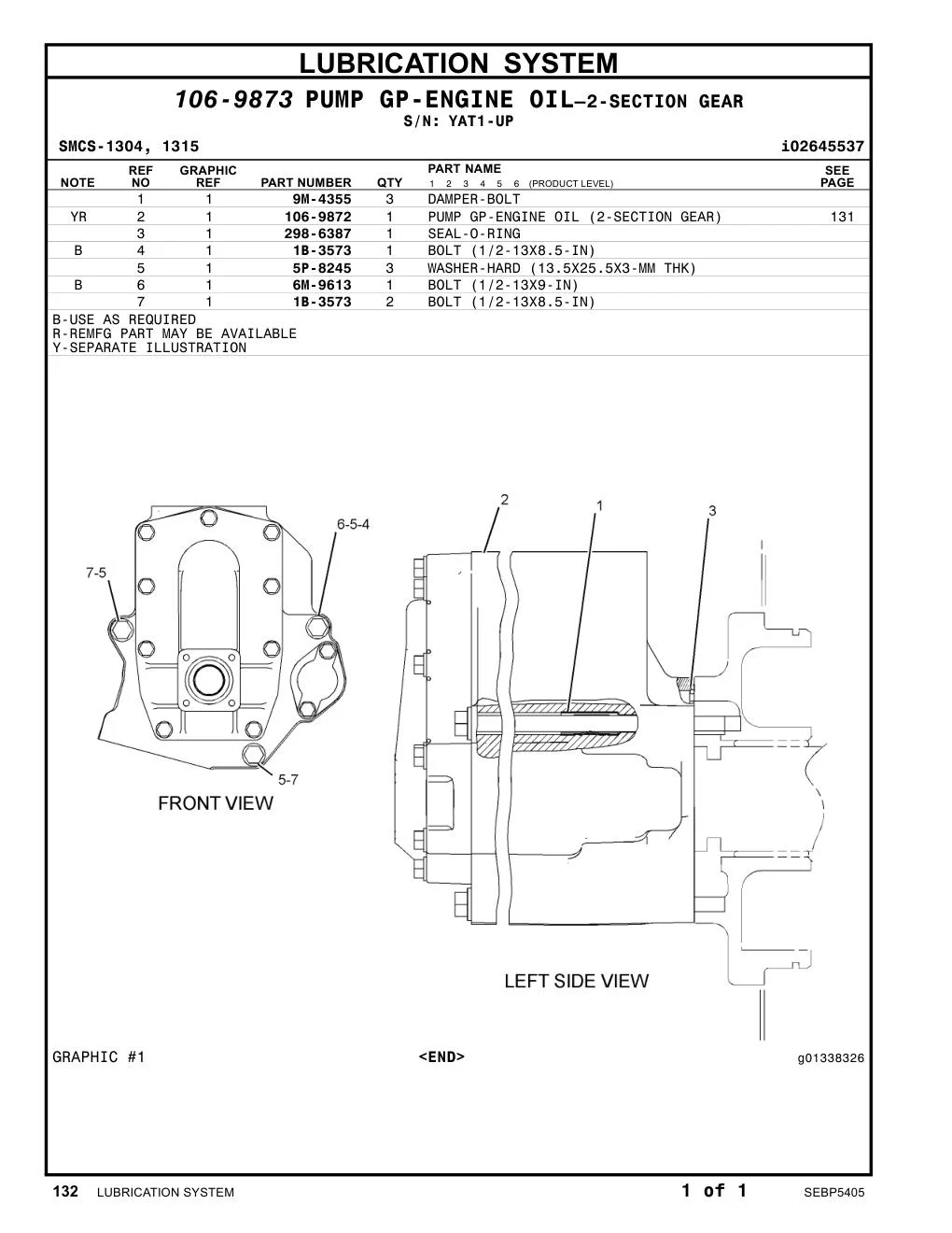 9M-4355 - DAMPER-BOLT
