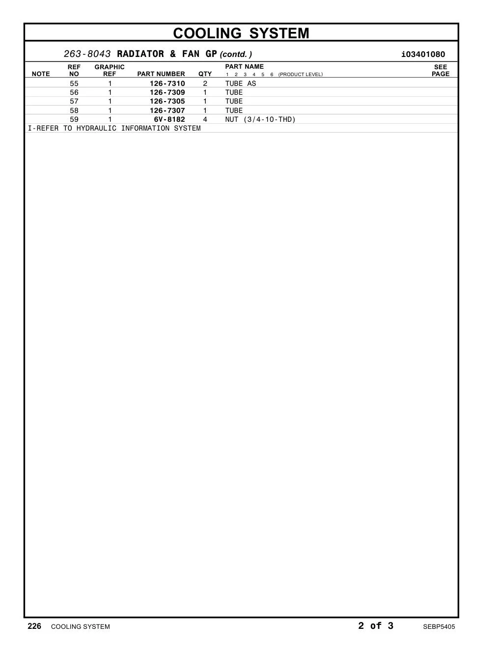 126-7307 - TUBE