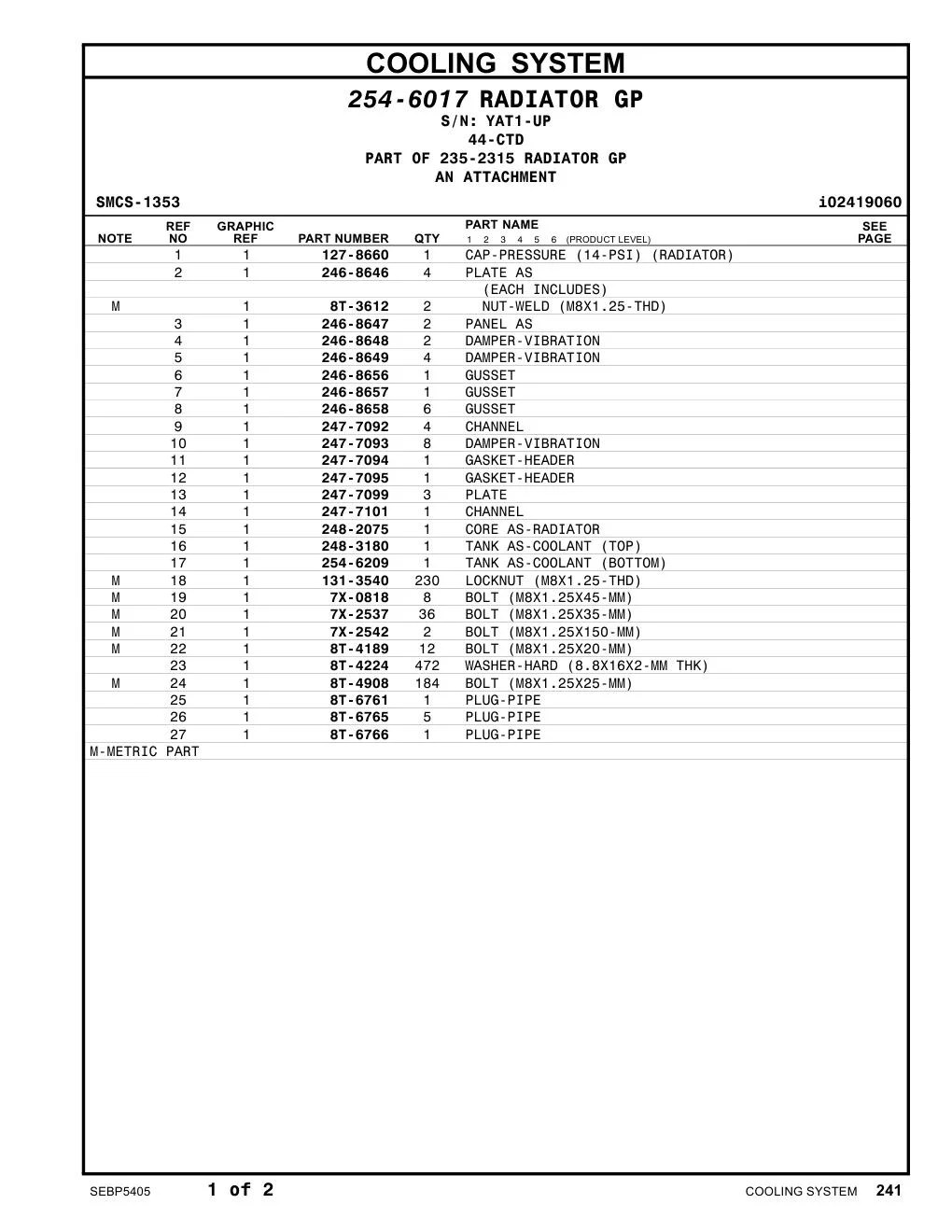 248-3180 - TANK AS-COOLANT (TOP)