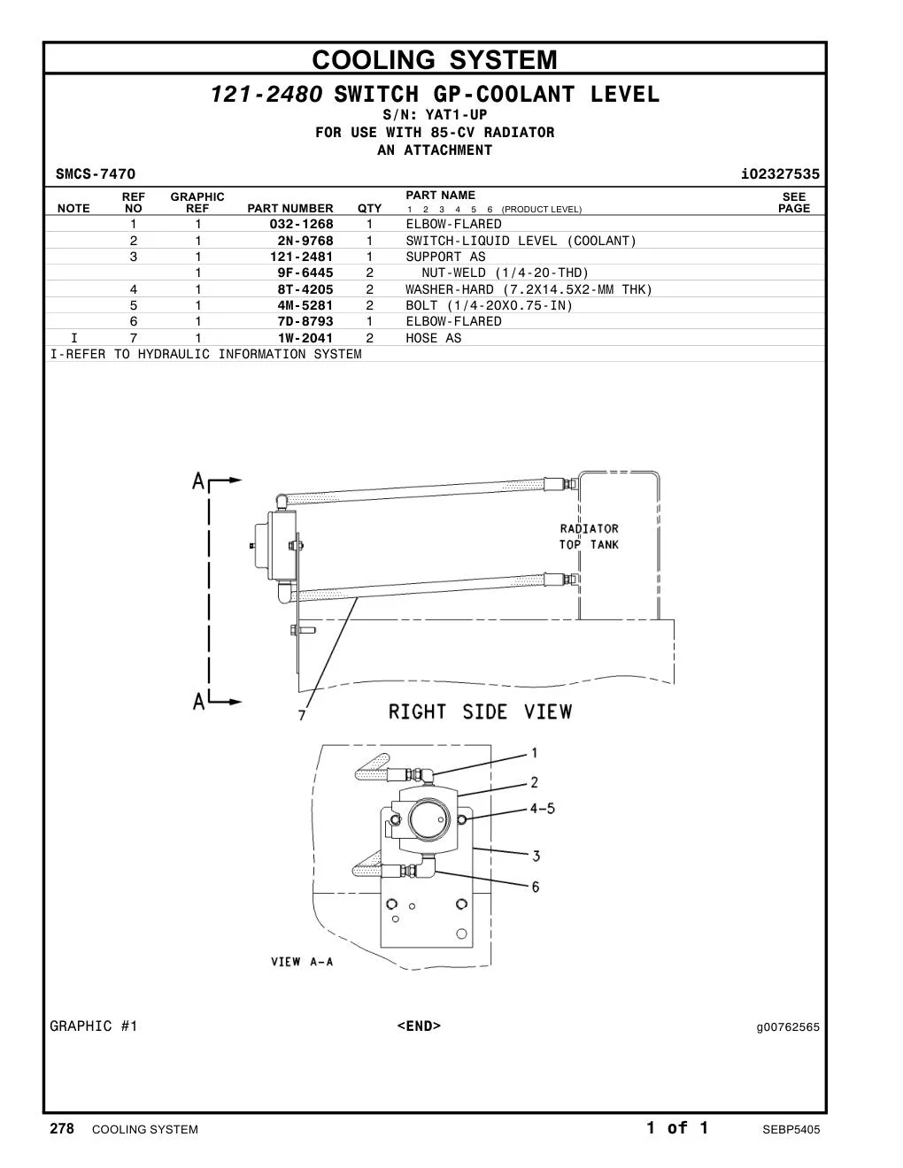 1W-2041 - HOSE AS