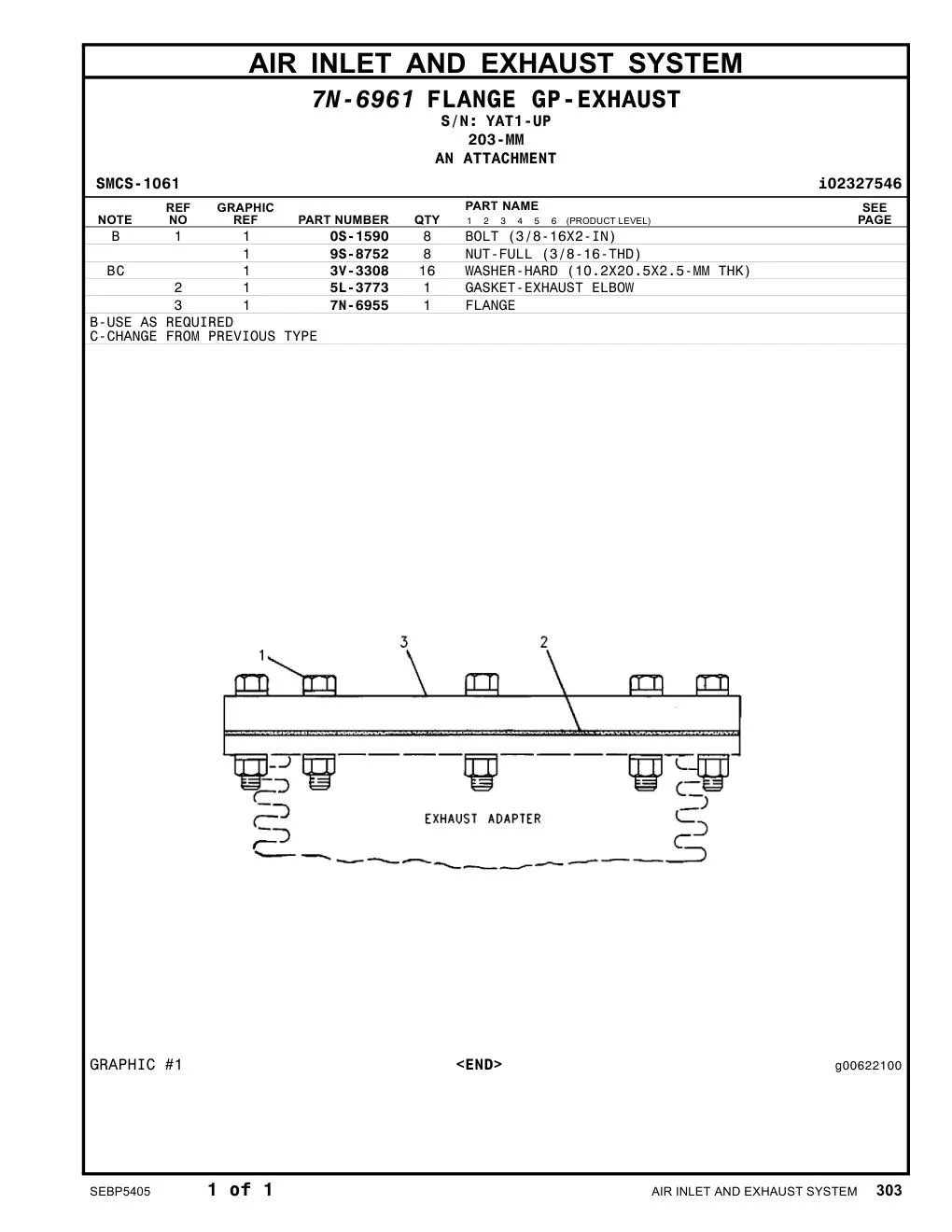 7N-6955 - FLANGE