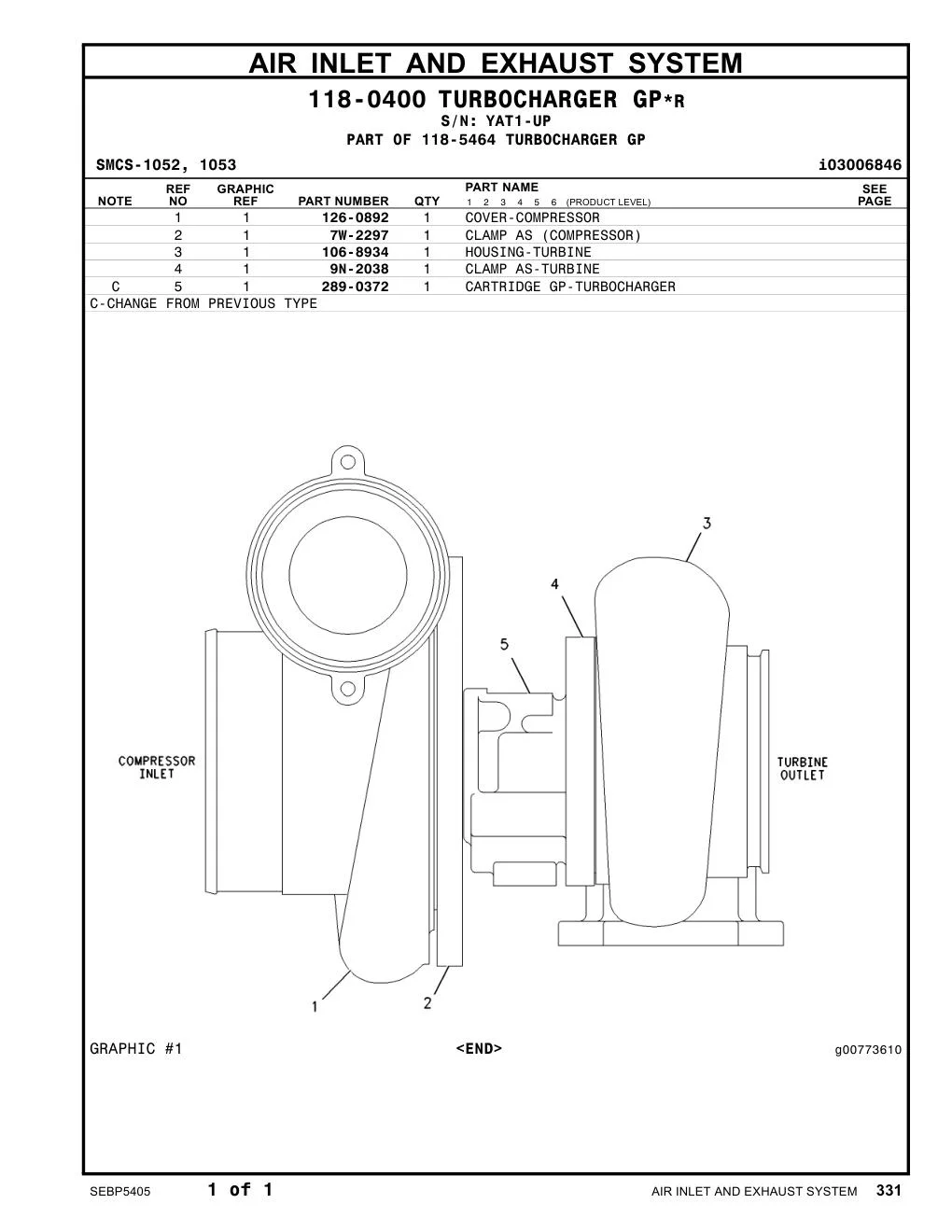 7W-2297 - CLAMP AS (COMPRESSOR)