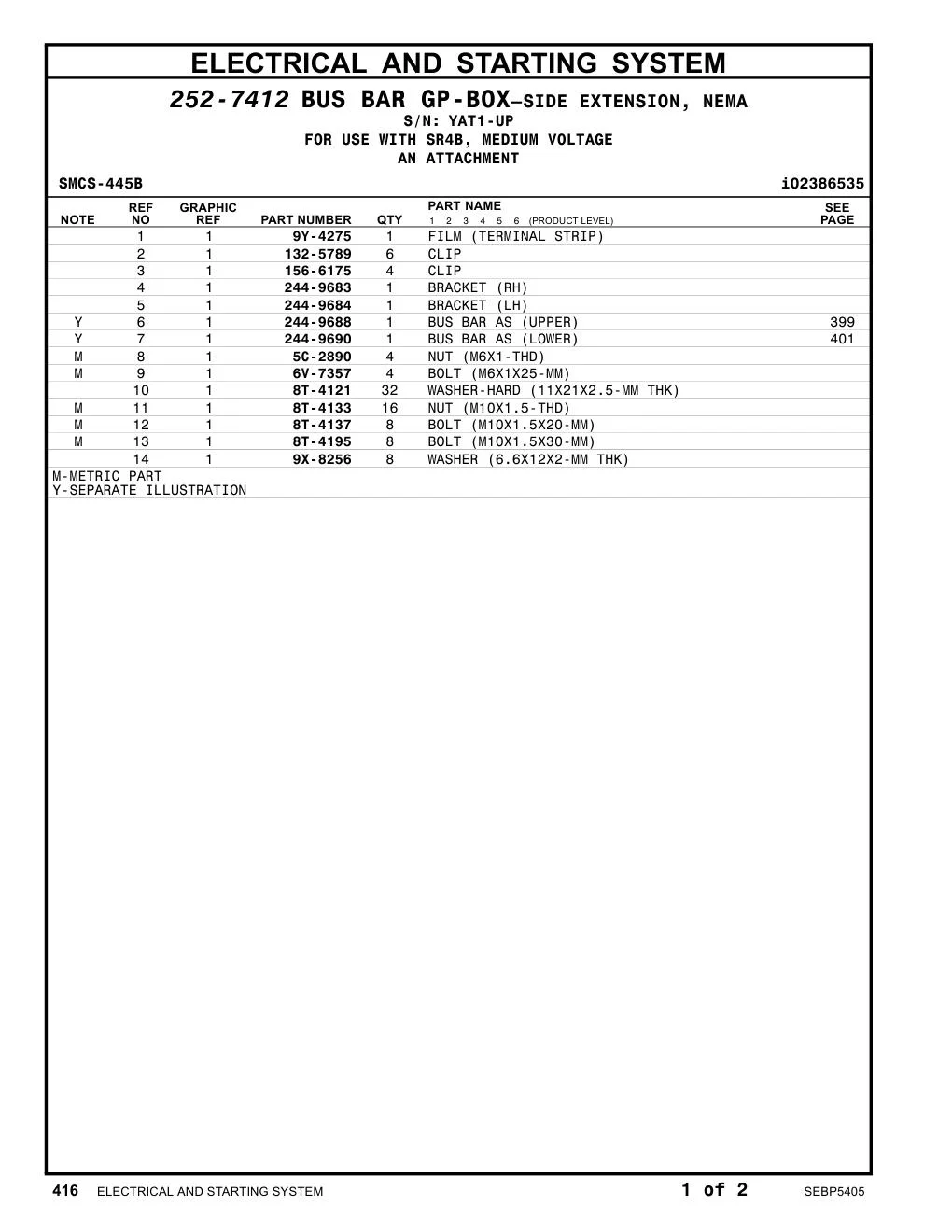 9Y-4275 - FILM-INFORMATION (TERMINAL STRIP)