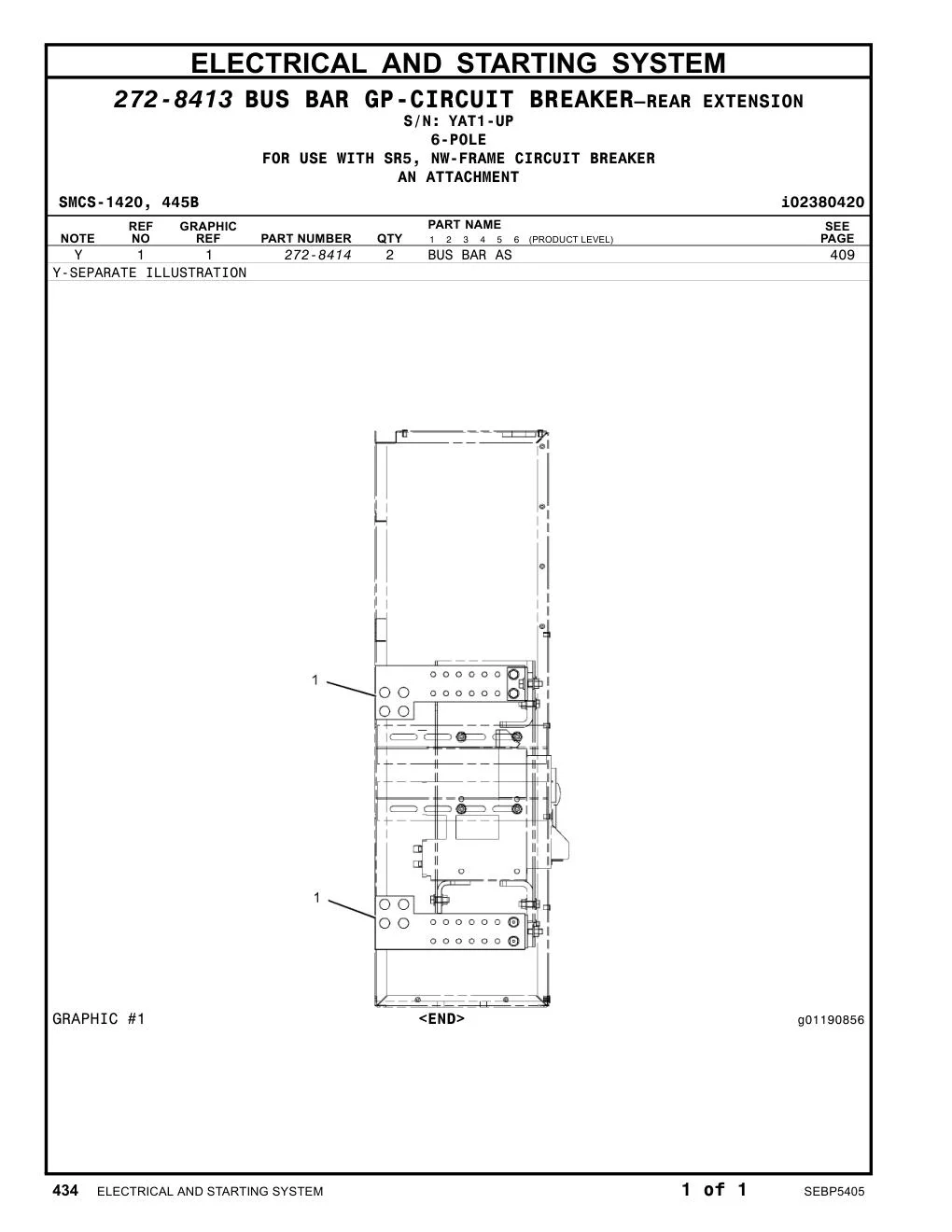 272-8414 - BUS BAR AS
