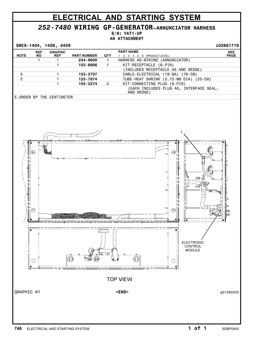 244-9600 - HARNESS AS-WIRING (ANNUNCIATOR)