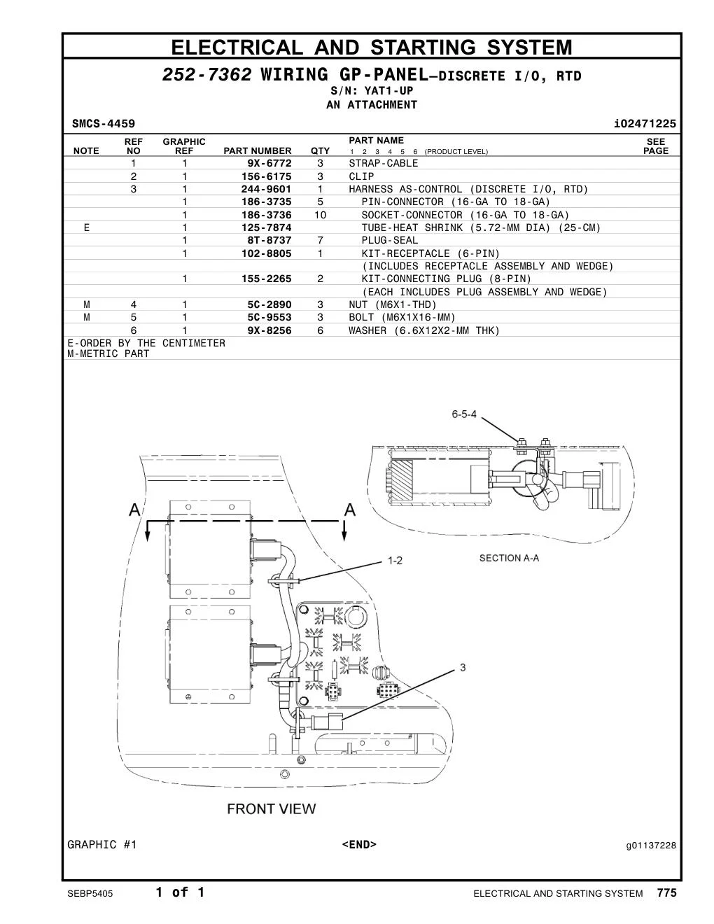 155-2265 - KIT-CONNECTING PLUG (8-PIN)