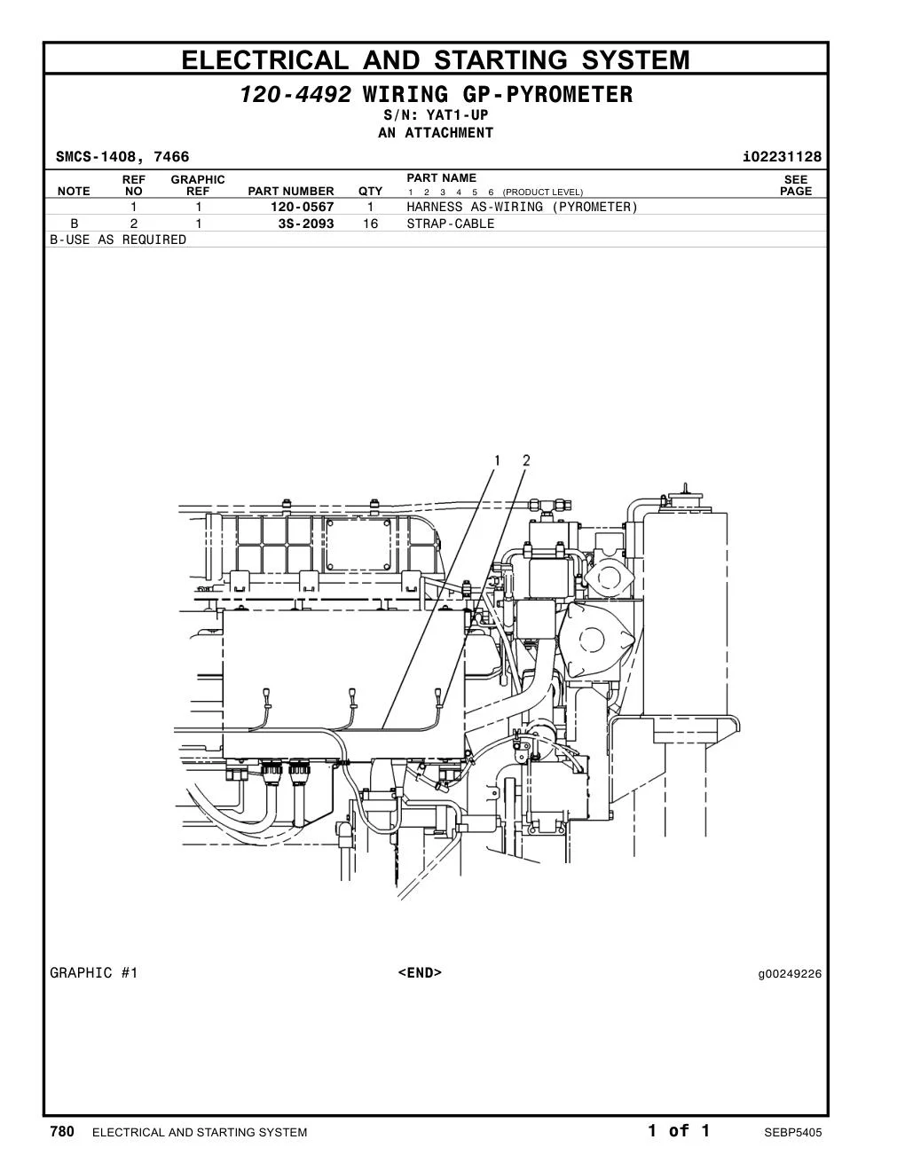 120-0567 - HARNESS AS-WIRING (PYROMETER)